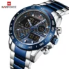 RELOJ NAVIFORCE ACERO SILVER BLUE