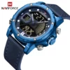 RELOJ NAVIFORCE CUERO BLUE