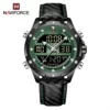 RELOJ NAVIFORCE CUERO GREEN